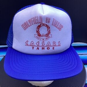 Vintage Sportcap Caesar’s Holyfield vs Tillis SnapBack Trucker Hat